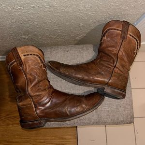 Lucchese 2000’s Goat Leather Roper Cowboy Western Boots Vintage